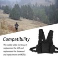 thumbnail image 3 of Chest Pack Vest Shoulder Carrying Front Bag Outdoor for HYT Wearable Harness Protective Rig Pouch Replacement for, 3 of 9