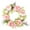 Pink, variant on Wovilon Artificial Flowers For Decoration Outdoor Spring Leaf Wreath Plastic Artificial Plant Home Decoration Wreath Front Door