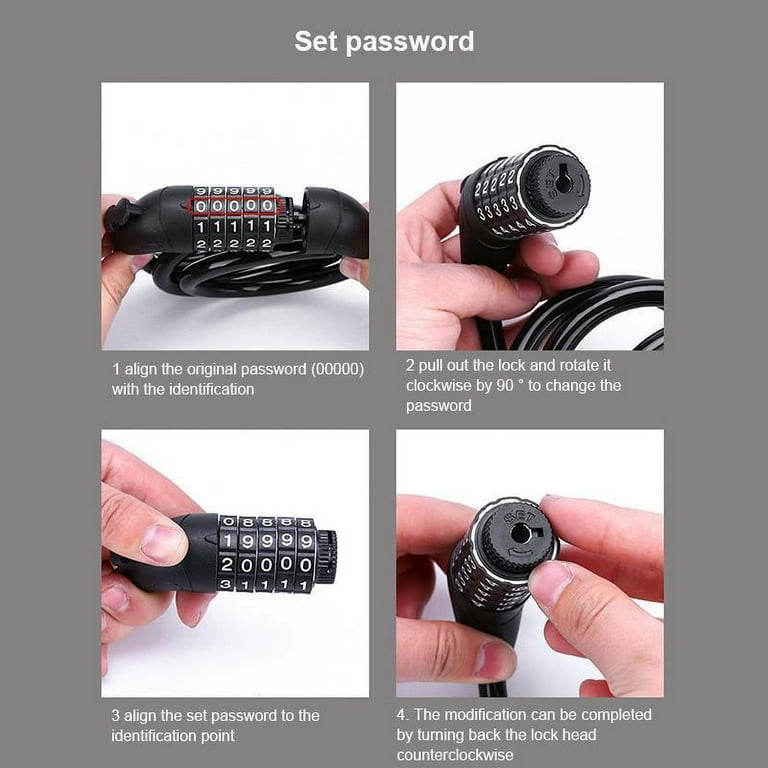 Bike lock chain walmart deals