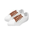 thumbnail image 4 of INSPIRE CHIC Printed Shoelaces Animal Pattern Flat Shoe Laces for Sneakers 2 Pairs Orange Black 120cm/47.24", 4 of 5