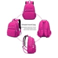 thumbnail image 5 of Mochila especial Mochila ligera y transpirable Mochila de viaje informal para hombres y mujeres Mochila para estudiantes Mochila para todo tipo de combinaciones, 5 of 5