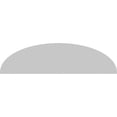 thumbnail image 5 of Ekena Millwork 72"W x 19"H x 2"P Elliptical 4 Spoke Architectural Grade PVC Pediment, 5 of 7