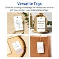 thumbnail image 4 of Avery 2" x 3-1/2" Rectangle Rounded Corner Tags, Matte White, 80ct, 4 of 11