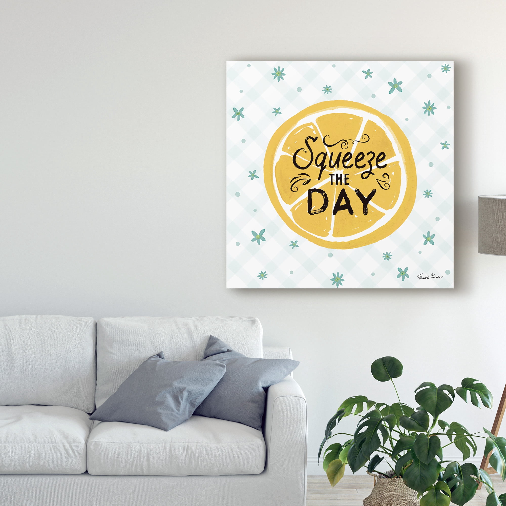 Trademark Fine Art 'Mellow Yellow II' Canvas Art by Farida Zaman