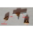 thumbnail image 5 of FSLiving 3-Way Gold Lamp Connector Accessories for M10 Dental Tube Connection, Customizable - Set of 20, 5 of 6