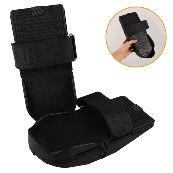 ELAYARD 1Pair Black Rowing Machine Flat Pedals Replacement Accessory for Fitness Bikes