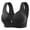 Black-C, variant on Wireless Bras for Women No Underwire Plus Size Bras Comfortable Push Up Bralette Soft Full Coverage Everyday Bras Wine