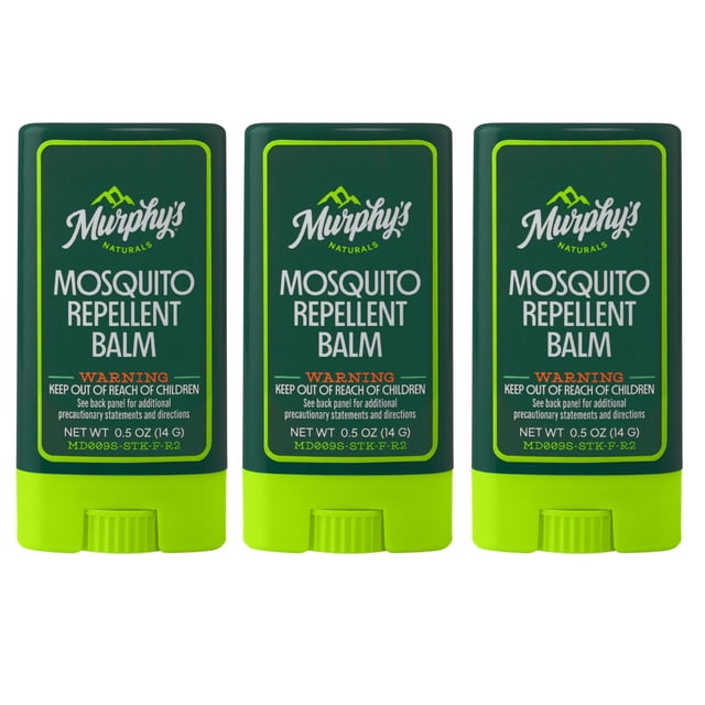 Bálsamo en barra repelente de mosquitos Murphy's Naturals 15 mL, paquete de 3