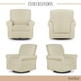 thumbnail image 5 of Evolur London Upholstered 360 Swivel l Glider I Rocker I Nursery Glider I Durable Soft Fabric in Beige, 5 of 19