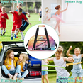 thumbnail image 7 of Qzaxky Personalized Dance Bag Gym Bag Custom Duffle Bag Large Dance Bag for Girls with Name Overnight Bag Shining Rainbow Pattern, 7 of 7