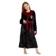 thumbnail image 7 of Harry Potter Girls' Hogwarts Houses Fleece Hooded Robe All Houses - Slytherin Hufflepuff Ravenclaw Gryffindor, 7 of 7