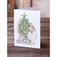 thumbnail image 2 of Carolines Treasures CK8248GCA7P Sheltie Merle Christmas Presents and Tree Greeting Cards and Envelopes Pack of 8 7 x 5, 2 of 3