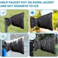 thumbnail image 5 of 2pack Hose Bib Covers For Winter，Winter Outdoor Faucet Covers ，Outdoor Water Faucet Cover Socks For Winter Freeze Protection Pipe Insulation Reusable Waterproof Insulated Spigot Backflow Cover, 5 of 9