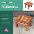 thumbnail image 4 of American Furniture Classics Model MM111 CEDAR Stationary Ottoman, 4 of 5