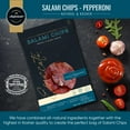 Meats Kosher Salami Chips STF9 Sliced Sausage, Charcuterie Meat