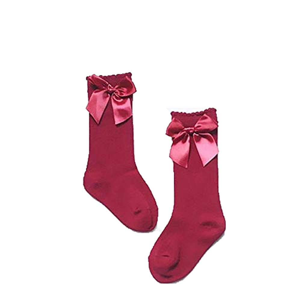 toddler red knee high socks