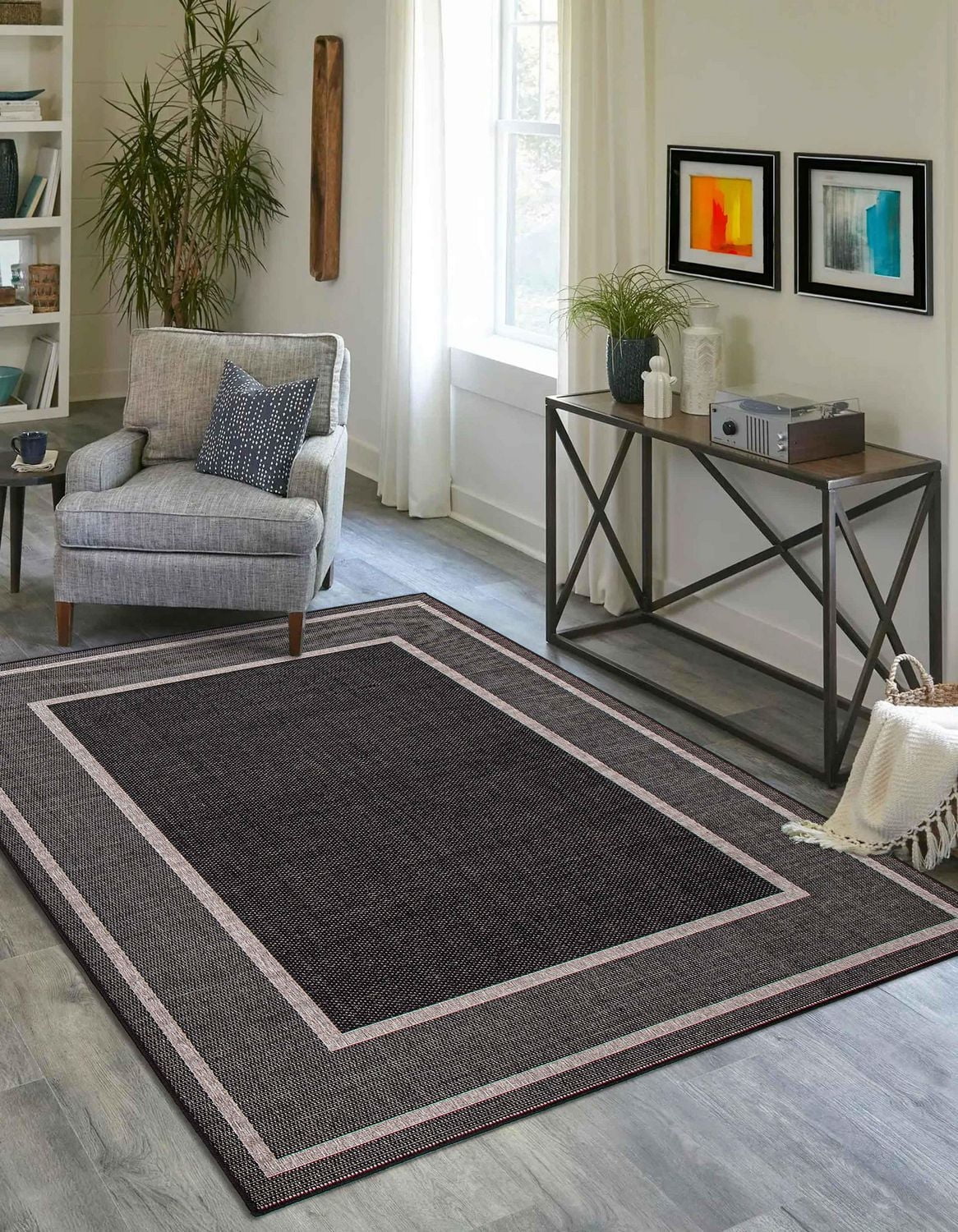 ECARPET Modern Area Rug for Living Room