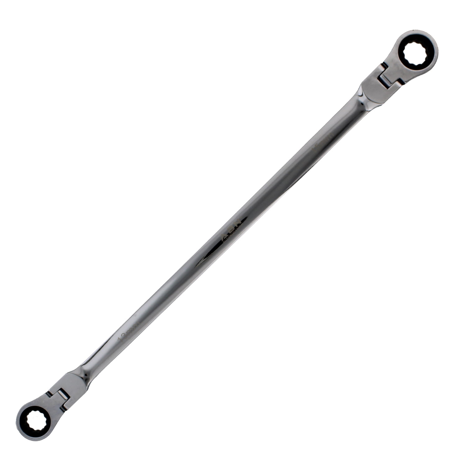 ABN Metric Extra Long Flex Head Double Box End Ratcheting Wrench