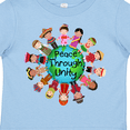 thumbnail image 4 of Inktastic Peace Through Unity Boys or Girls Toddler T-Shirt, 4 of 5