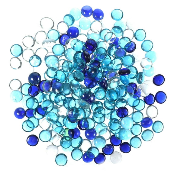 Raindrops  Colorful Bead Rocks Fish Tank Glass Decor Aquarium Vase Filler Child