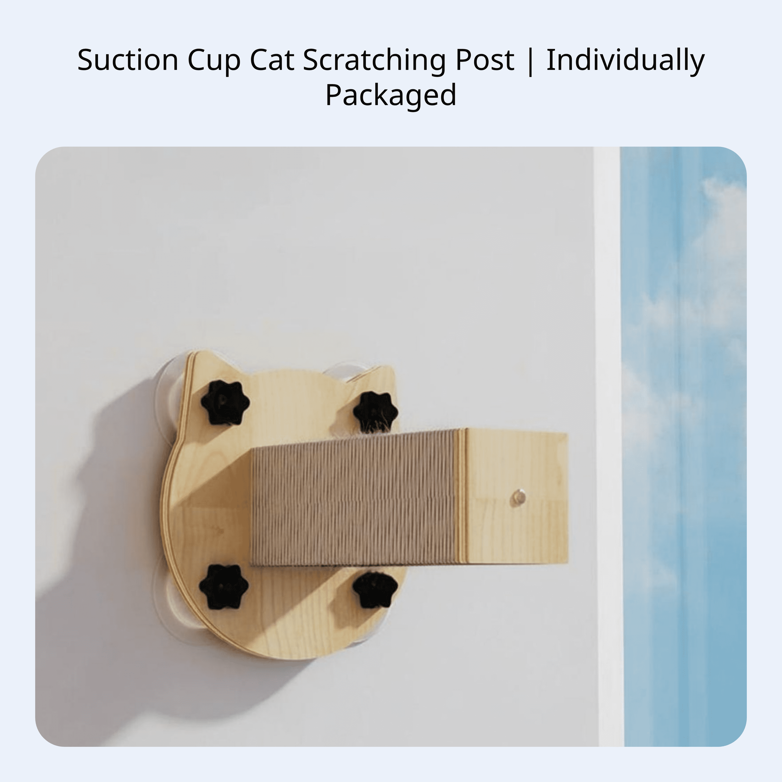 Tnarru Solid Wood Cat Hammock Wall-Mounted Cat Bed Space Capsule Cat Head Scratcher