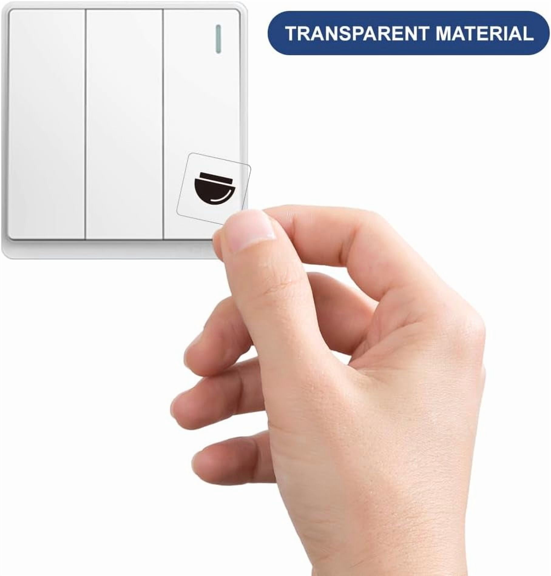 400 Pcs Light Switch Sticker Labels 40 Designs Transparent Switch ID Stickers Switchboard Label Decals for Home Kitchen Bathroom Office School 19x19mm image 3