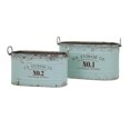 thumbnail image 1 of IMAX Corporation Fenton 2 Piece Tub Set in Blue, 1 of 1