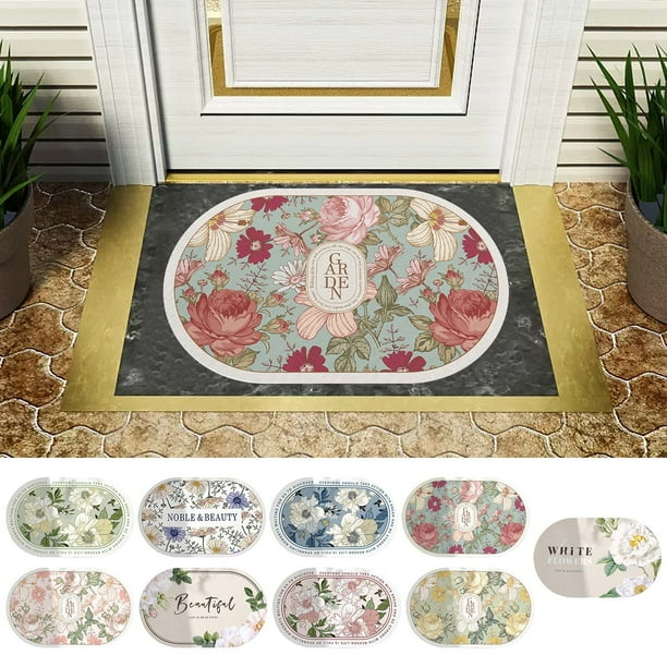 Xihbxyly Alfombra de Baño Absorbente, Antideslizante y de Secado Rápido, Microfibra Supersuave, Gran Absorción de Agua, Lavable a Máquina, Multiusos, para Dormitorio, Baño y Salón, 50 X 80 Cm