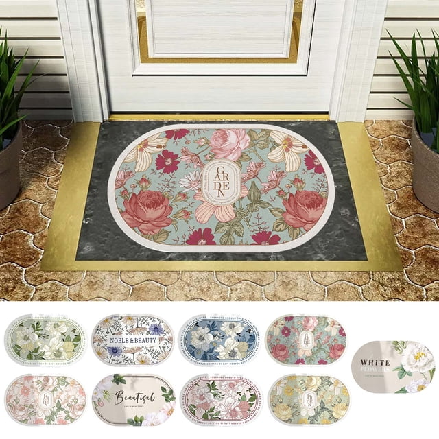 Xihbxyly Alfombra de Baño Absorbente, Antideslizante y de Secado Rápido, Microfibra Supersuave, Gran Absorción de Agua, Lavable a Máquina, Multiusos, para Dormitorio, Baño y Salón, 50 X 80 Cm