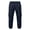 Navy, variant on Mens Cargo Pants Cuffed Solid Color with Pockets Everyday Trousers Style 2