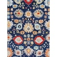 thumbnail image 2 of Pasargad Home Oushak Collection Hand-Knotted Wool Navy Area Rug- 9'11" X 14' 0", 2 of 6
