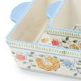thumbnail image 5 of Gibson Elite Anaya Hand Painted Rectangle Shaped Bakeware Set, Set of 2, 15.5-inches Length and 10-inches Length, Stoneware, Kitchenware and Accessories, 5 of 5