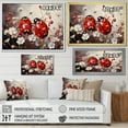 thumbnail image 4 of Designart "Serenade Among Polka Dot Ladybugs" Ladybug Floater Framed Canvas Wall Art, 4 of 5
