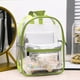 thumbnail image 1 of Isvgxsz Clearance Clear Backpack,Heavy Duty Transparent Bookbag for School,Fabric & PVC Transparent Backpack with Reinforced Strap for Women Men, Large Capacity Clear Bag for College, Travel, Security, 1 of 6