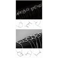 thumbnail image 2 of HIJONES Women's Men's Stainless Steel Big Initial 26 Letter A to Z Pendant Necklaces Alphabet Personalized Charm Chain Necklace Silver J, 2 of 4