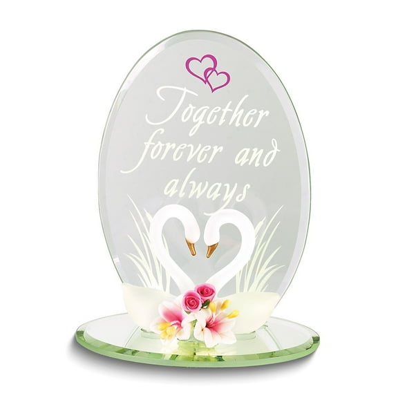 Glass Baron Swans "Forever  Always"