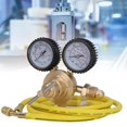thumbnail image 1 of Cga580 Nitrogen Regulator CGA580 Inlet 0-600 PSI Output 1/4 Inch Male Connection Brass Nitrogen Gas Regulator with 60 Inch Hose, 1 of 7