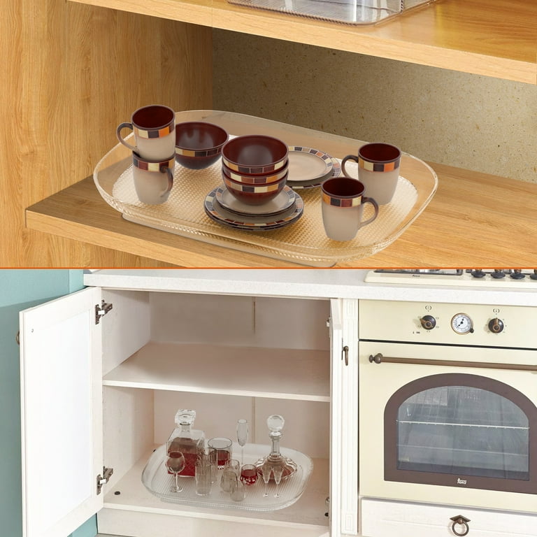 Dropship 1pc, Rectangle Lazy Susan Organizer For Refrigerator, Turntable  Organizer For Refrigerator, Countertop Condiment Storage Rack, For Kitchen,  Pantry, Cabinet to Sell Online at a Lower Price