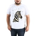 thumbnail image 4 of Summer Short Sleeve Tops Crew Neck Shirts for Men Zebra (2)Plus Size Tee Shirts XS-5XL, 4 of 5