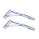 thumbnail image 1 of Soportes de estante plegables 2 piezas Soporte de pared de acero inoxidable Montaje en pared para 20 pulgadas, 1 of 9