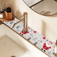 thumbnail image 2 of Yayeee Faucet Mat for Kitchen Sink 14.7" Diatomite Long Splash Guard Pad, Gray Christmas Santa, 2 of 7