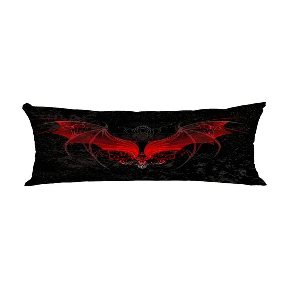 ECZJNT Red dragon wings Pillow Cover Body Pillowcase Pillow Protector 20x60 Inch