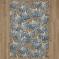 thumbnail image 2 of Mohawk Home Jade Butterfly Outdoor Area Rug, Navy, 4' x 5' 6", 2 of 9