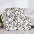 thumbnail image 3 of Uemuo Cute Baseball Printed Throw Blanket for Couch, Fluffy Fuzzy Blankets for Bed, Sofa, Cozy Flannel Faux Fur Blanket-50"x40", 3 of 6