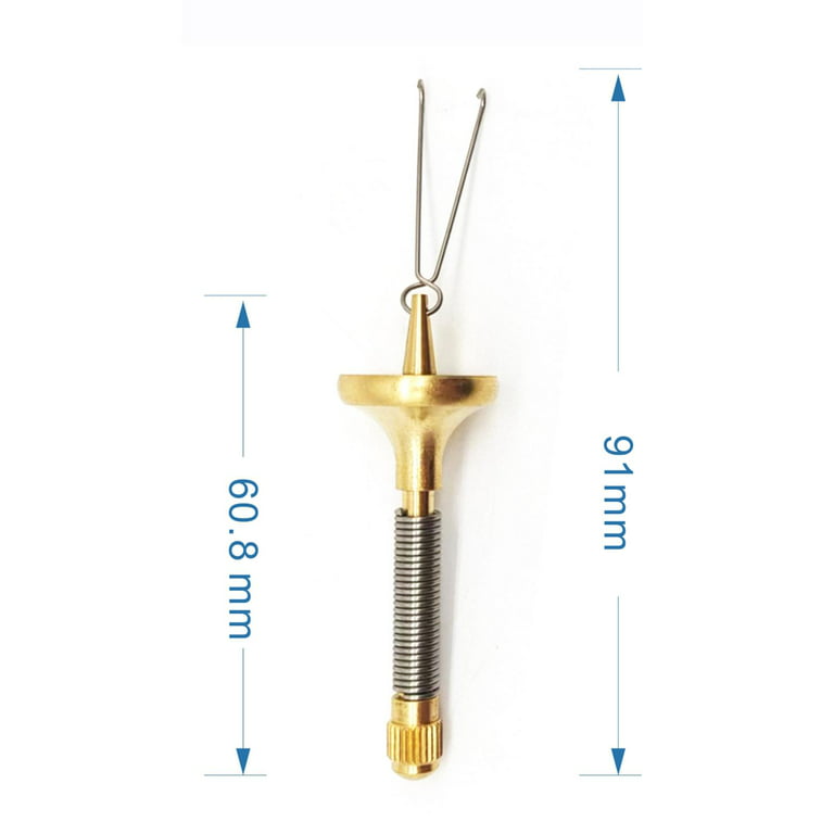Fly Tying Tool Stainless Steel Fly Tying Tool Tying Tools Brass Bobbin Holder Tying Tools Foldable Trash Can Hair Stackers for Fishing Dubbing