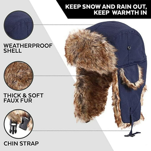 Tough Headwear Winter Trapper Hat - Russian Ushanka India