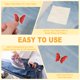 thumbnail image 4 of Parches de Mariposa Uxcell para Planchar, Parché Bordado para Coser para Reparación de Mochilas, Ropa, Zapatos, Oro, 4 of 6
