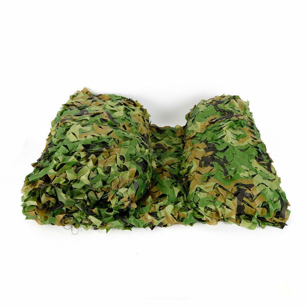Woodland Camouflage Army Net, Military Camo Camping Hunting Netting Hide Cover Net 26ft x 26ft