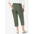 thumbnail image 2 of Woman Within Plus Size Stretch Denim Five-Pocket Capri Jeans, 2 of 3