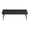 Black + PU Leather + Fiber Foam Pads, variant on FENGFAN 2-3 Person Dining Bench Reinforced Metal Frame PU Leather Upholstered High Resilience Foam Cushion Black Single Pack